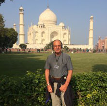 Alfie at the Taj
